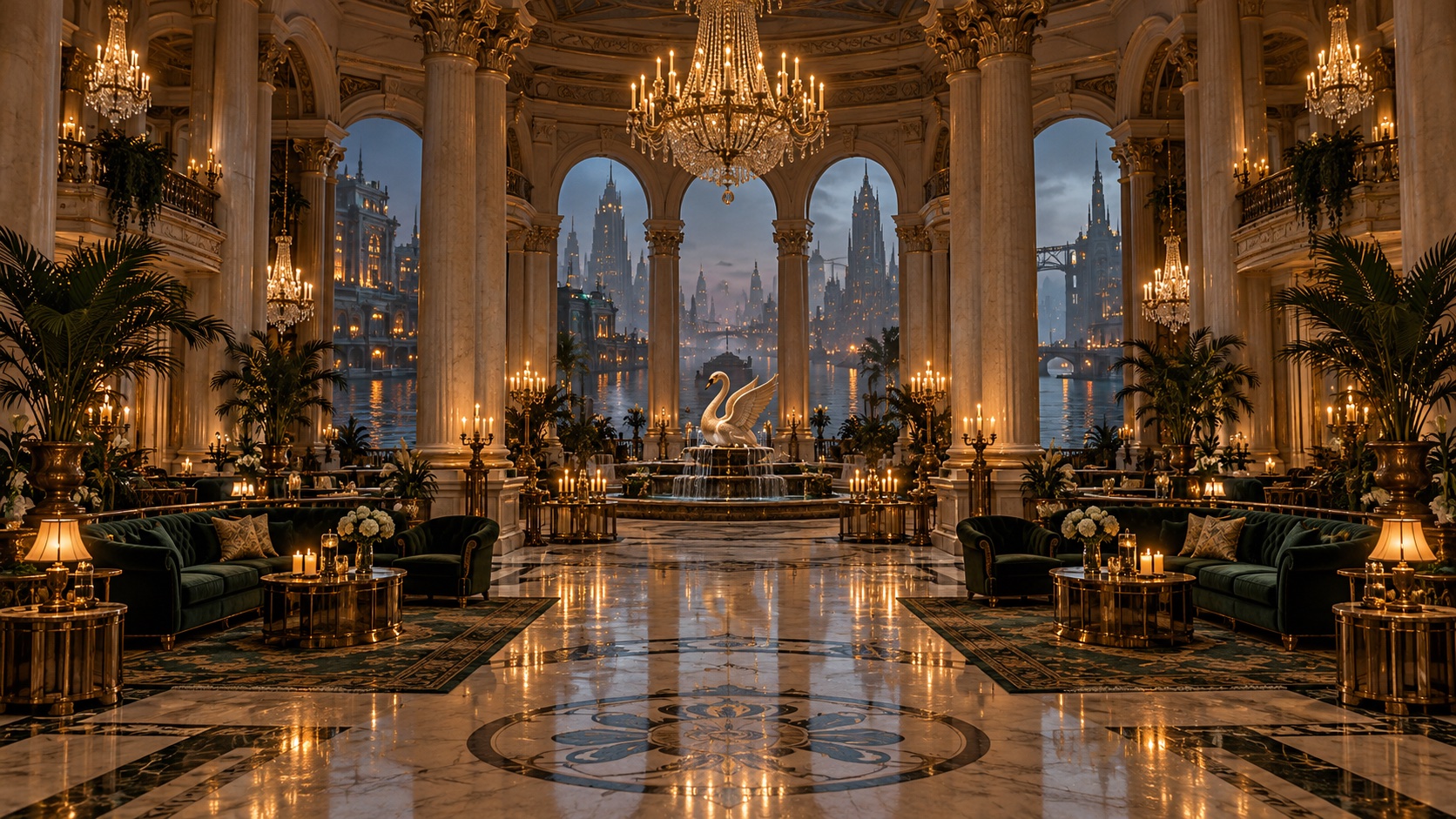 Swan Palace interior concept